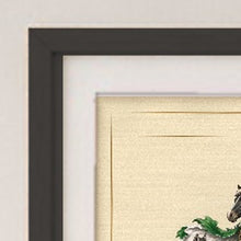 
Carica l'immagine nel visualizzatore di Gallery, Dark Grey frame corner detail with conservation mount (illustrative mockup)