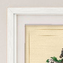 
Carica l'immagine nel visualizzatore di Gallery, White frame corner detail with conservation mount (illustrative mockup)