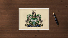 
Carregar imagem no visualizador da galeria, Coat of Arms Only museum print, A4 (illustrative)