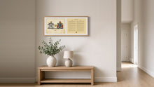 
Laden Sie das Bild in den Galerie-Viewer, Dual framed, one frame, natural (illustrative)