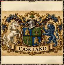 
Charger l'image dans la galerie, Real Herald Lab Executive sample — portrait coat of arms plate plus extended surname essay (commemorative)