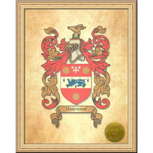 Load image into Gallery viewer, Single or Double Coat of Arms - Size:  8 1/2 x 11&quot;   CM 21.5 x 28